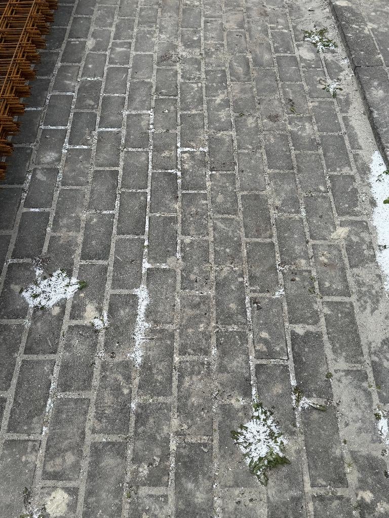 Betonstraatstenen / betonklinkers, Tuin en Terras, Tegels en Klinkers, Ophalen, Gebruikt, Klinkers, 5 tot 10 m²