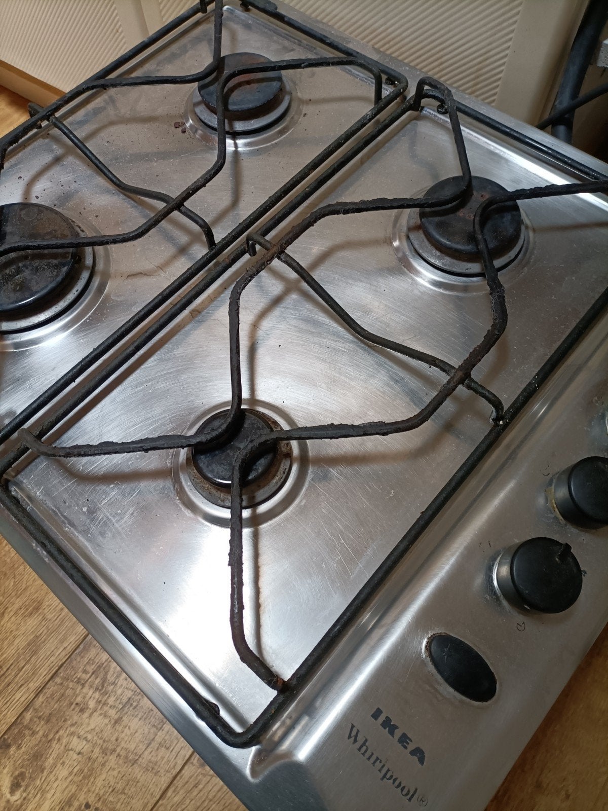 IKEA Whirlpool 4-pits gasfornuis, Witgoed en Apparatuur, Ophalen, Gebruikt, 4 kookzones, Gas