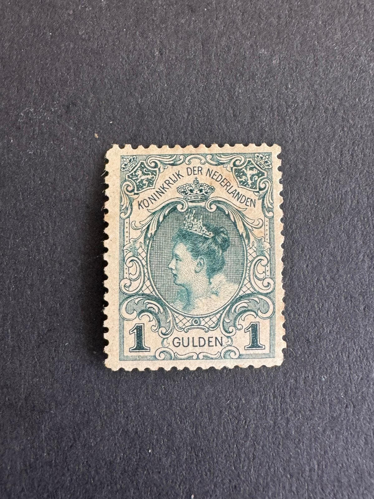 1898 Kroningsgulden NVPH nr 49 ongestempeld (lees beschr), Postzegels en Munten, Postzegels | Nederland, Verzenden, T/m 1940