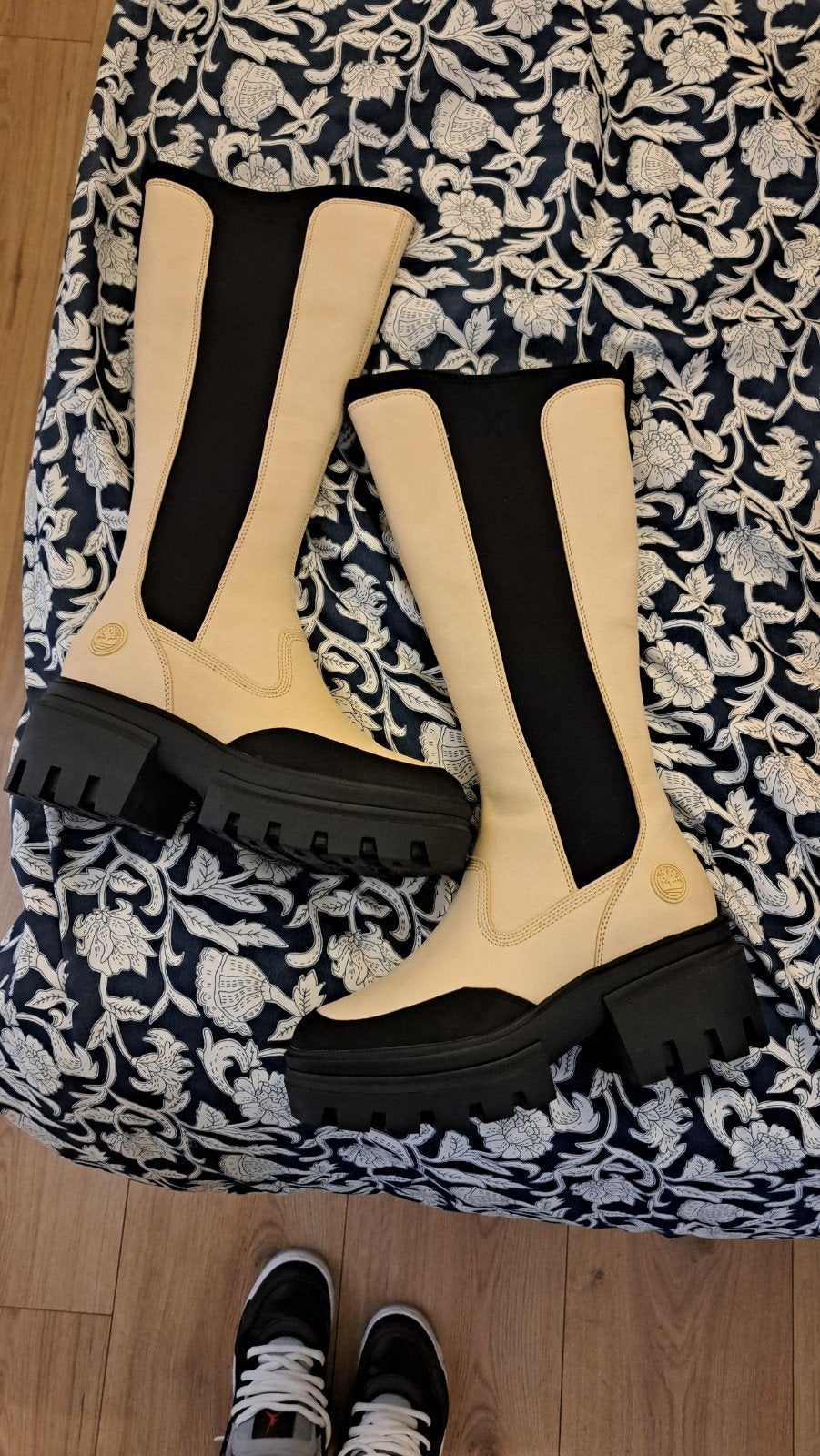 Timberland Everleigh Tall Boot - Lichtgeel Nubuck - Laarzen, Hoge laarzen, Bruin, Nieuw, Ophalen of Verzenden