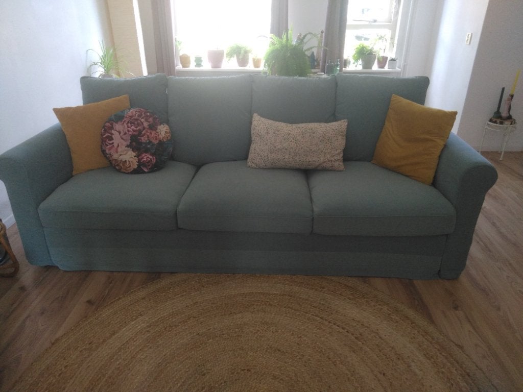 Gronlid Ikea 3 zits bank lichtgroen, zgan!, Huis en Inrichting, Ophalen, Driepersoons, 75 tot 100 cm, Zo goed als nieuw