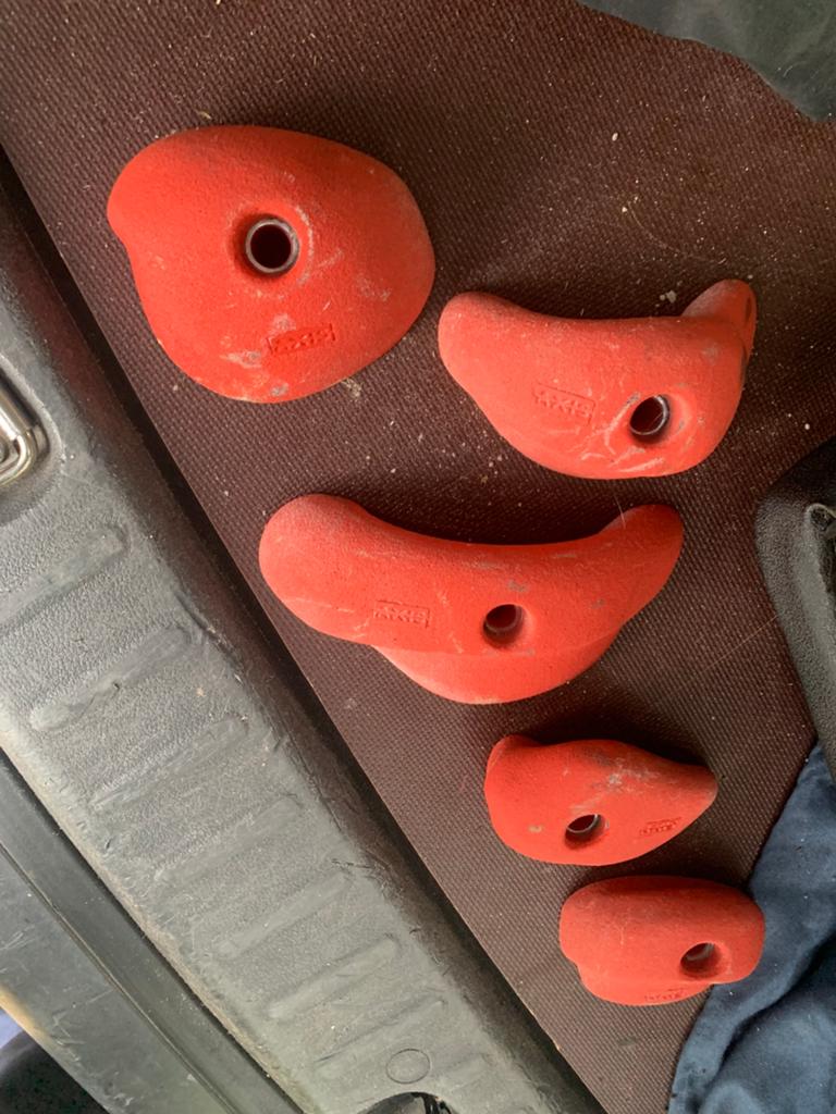 Axis Klim Grip Blokken - Set van 5, Ophalen of Verzenden, Gebruikt, Klimsport-accessoire