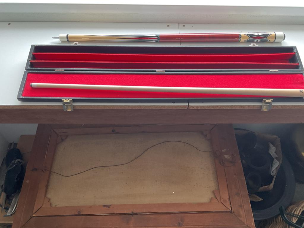 Biljart keu 148cm - pomerans 11.5mm - inclusief koffer, Sport en Fitness, Biljarten en Poolen, Ophalen of Verzenden, Keu of Ballen