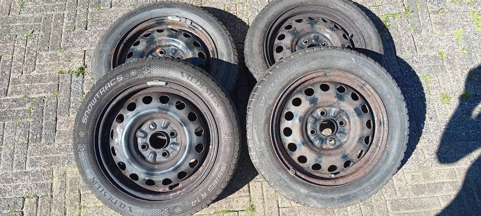 Winterbanden Citroën C1 uit opslag., Auto diversen, Ophalen