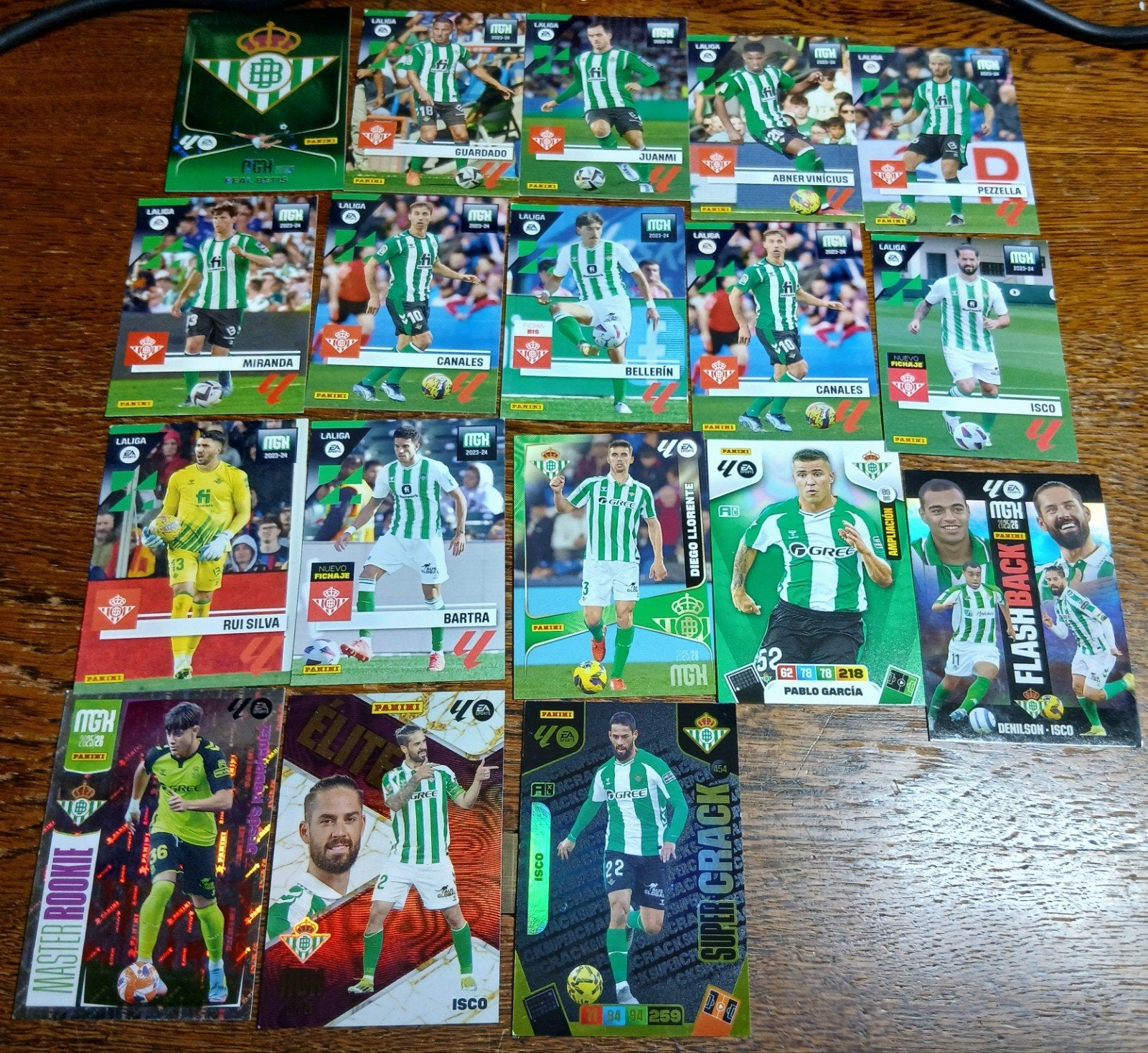 Voetbalplaatjes Real Betis - Panini LaLiga, Ophalen of Verzenden, Gebruikt, Buitenlandse clubs, Spelerskaart