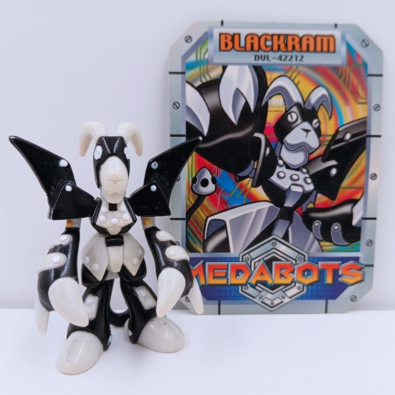 Medabots Blackram Hasbro 2001 + Card, Ophalen of Verzenden, Zo goed als nieuw