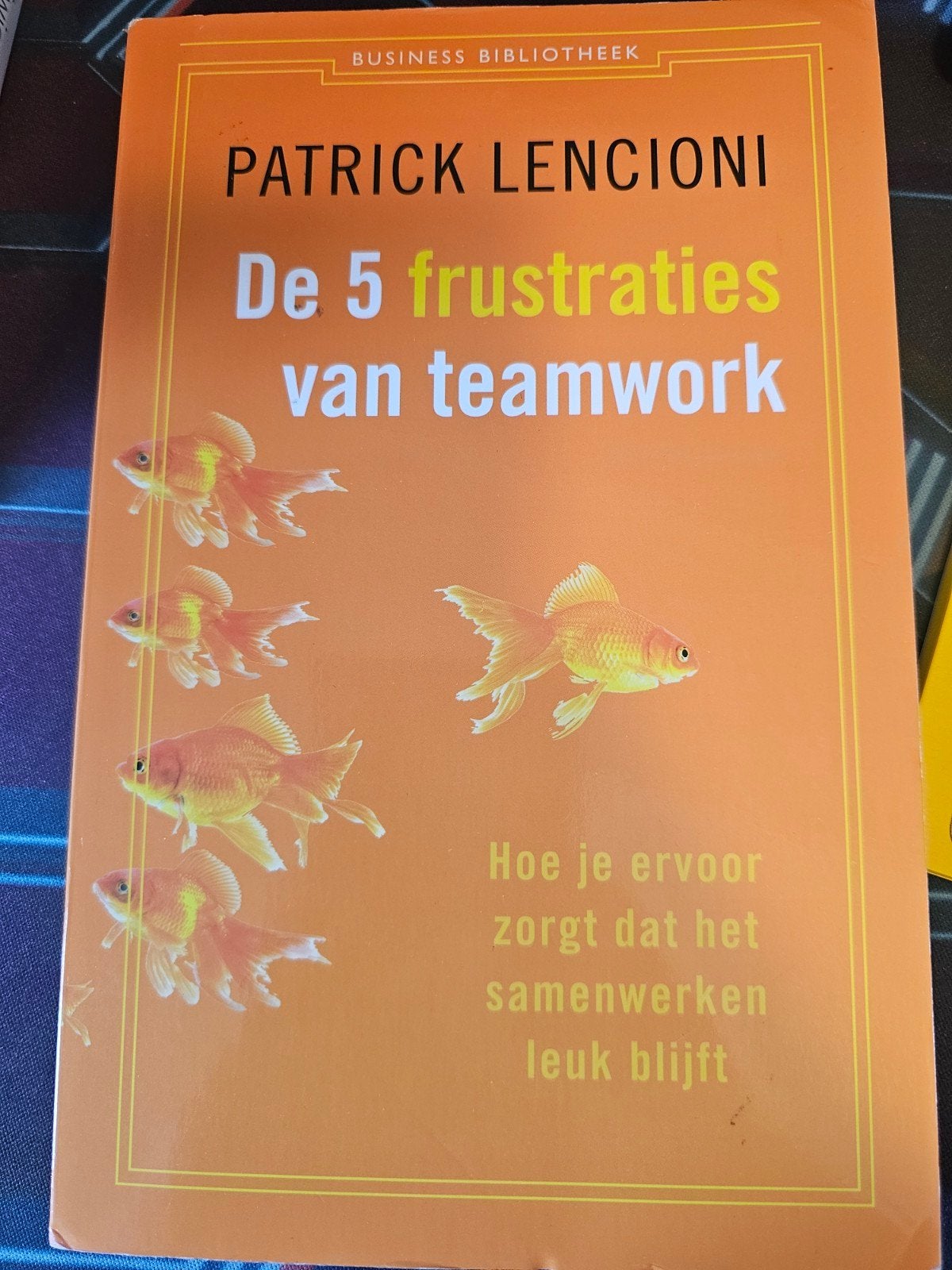 De 5 frustraties van teamwork - Patrick Lencioni, Ophalen of Verzenden, Gelezen, Management, Patrick Lencioni