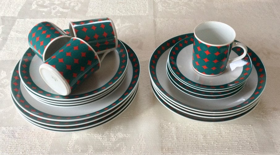 Eschenbach, Bavaria. 70ties Retro servies compleet., Verzamelen, Retro, Huis en Inrichting, Ophalen
