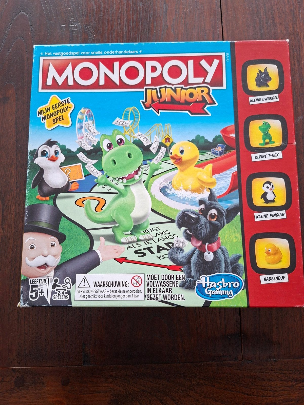 monopoly junior, Hobby en Vrije tijd, Een of twee spelers, Ophalen of Verzenden, Gebruikt, Hasbro Gaming
