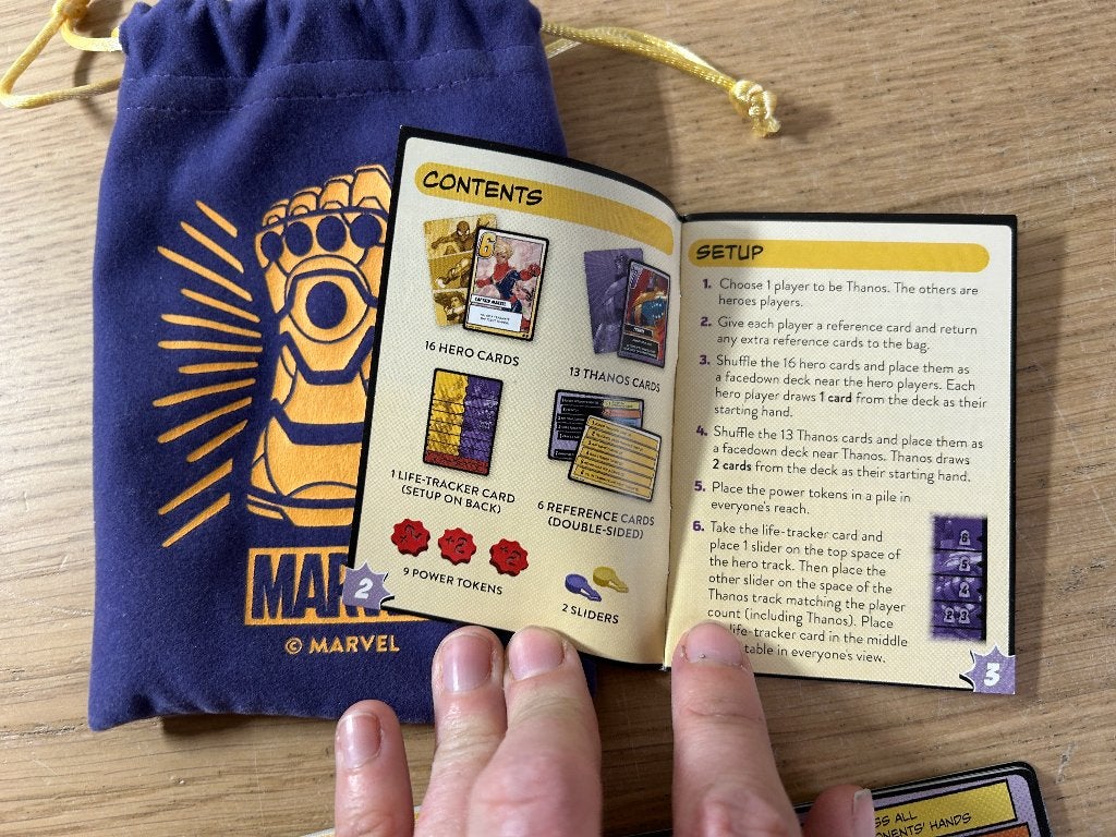 Marvel Infinity Gauntlet Kaartspel, Ophalen of Verzenden, Zo goed als nieuw