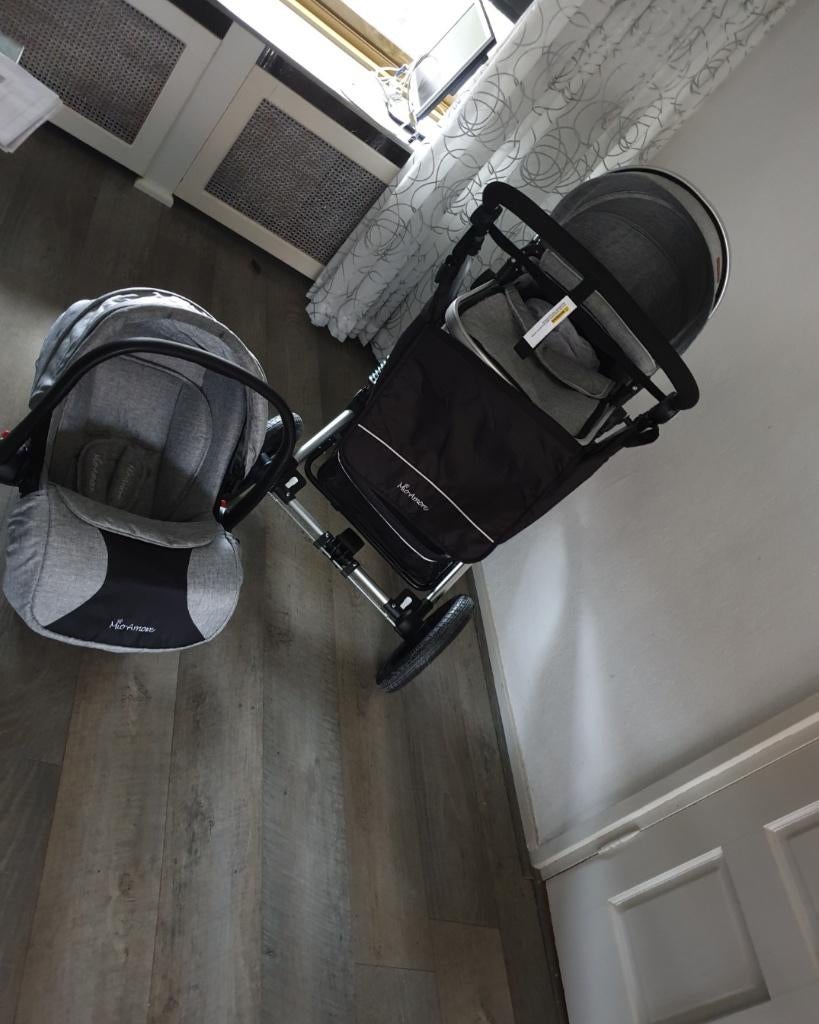 Kinderwagen, Gebruikt, Verstelbare duwstang, Combiwagen, Ophalen