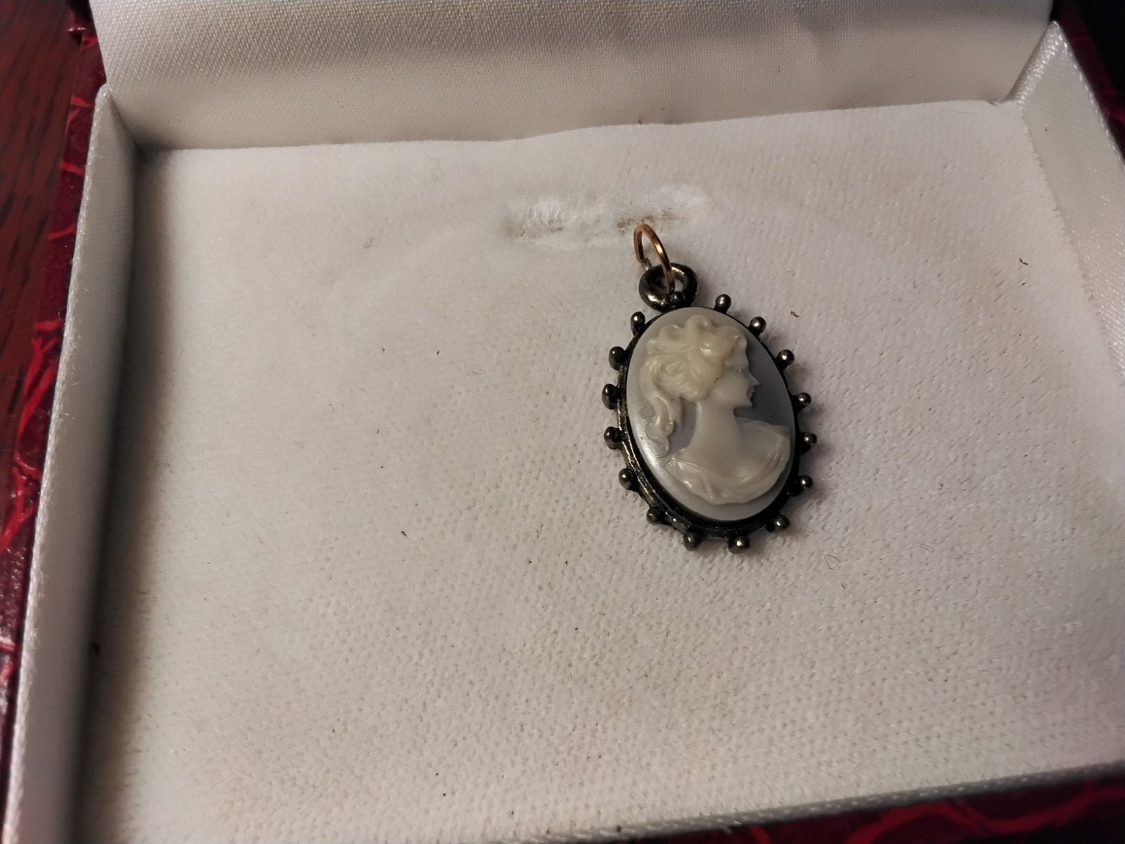 Mooie camee hanger, Ophalen of Verzenden, Zo goed als nieuw, Zilver, Overige materialen
