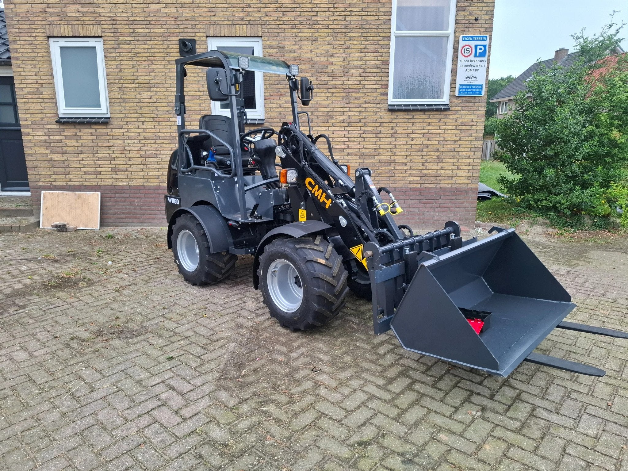 CMH w1160 Mini loader shovel 2.2 tons kubota ( Weidemann ), Wiellader of Shovel