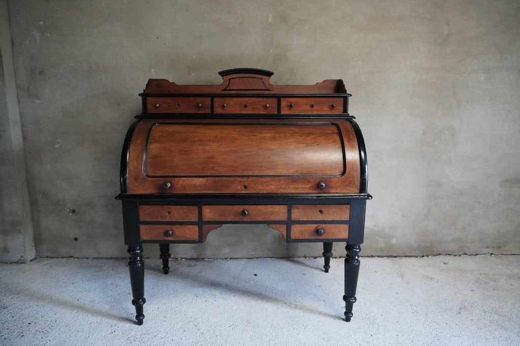 Prachtig antiek cylinder bureau, Ophalen
