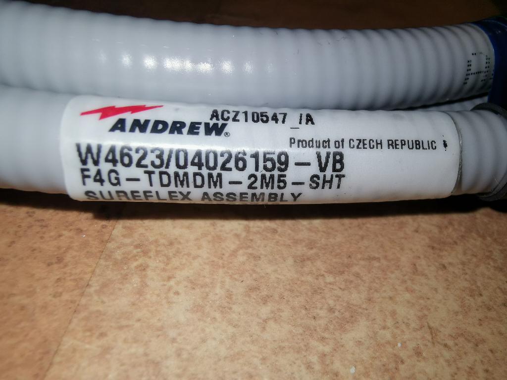 1/2 inch Coax Highflex 2.5M 7/16 Andrew 3200Watt 100MHz, Verzenden, Nieuw, Antenne