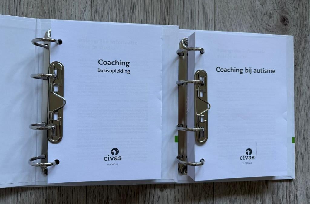 Civas coaching mappen (nieuw & ongebruikt), Ophalen of Verzenden, Beta, Nieuw, HBO