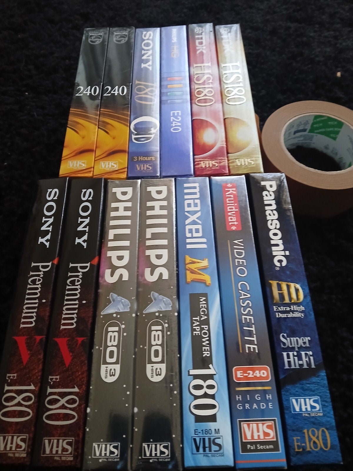 Grote partij ongebruikte VHS videobanden (diverse merken), Alle leeftijden, Overige genres, Ophalen of Verzenden, Nieuw in verpakking