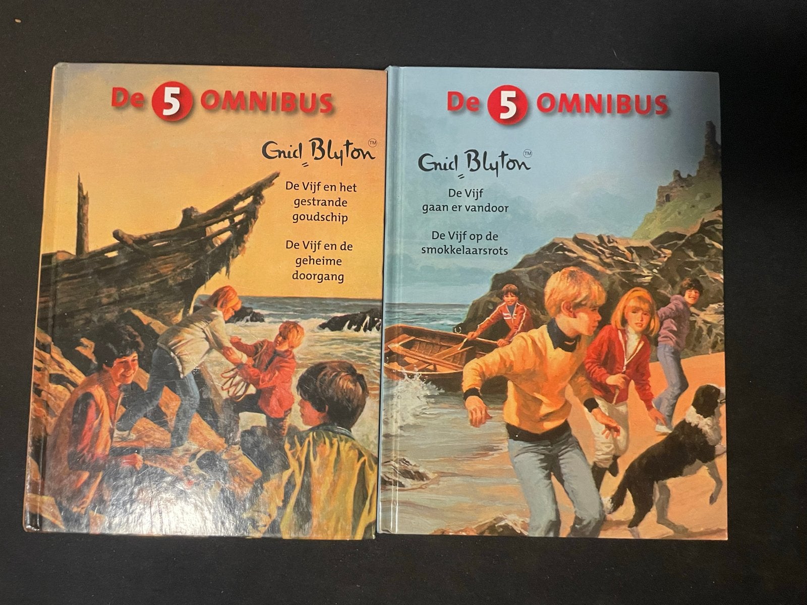De 5 Omnibus - Enid Blyton (2 boeken), Ophalen of Verzenden, Gelezen, Fictie