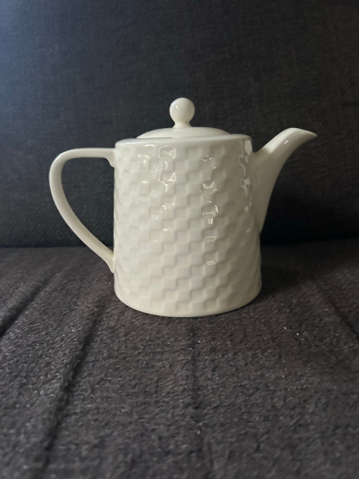 Witte Theepot Clarity Chess - Vaatwasser- en Magnetronbesten, Ophalen, Gebruikt, Overige merken, Theepot