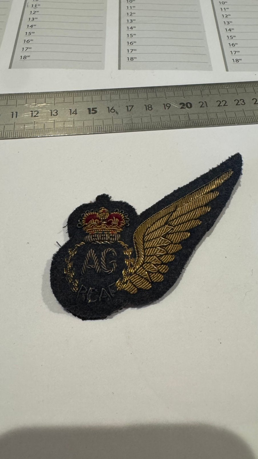 Canadese vliegerwing, Ophalen of Verzenden, Landmacht, Nederland, Embleem of Badge
