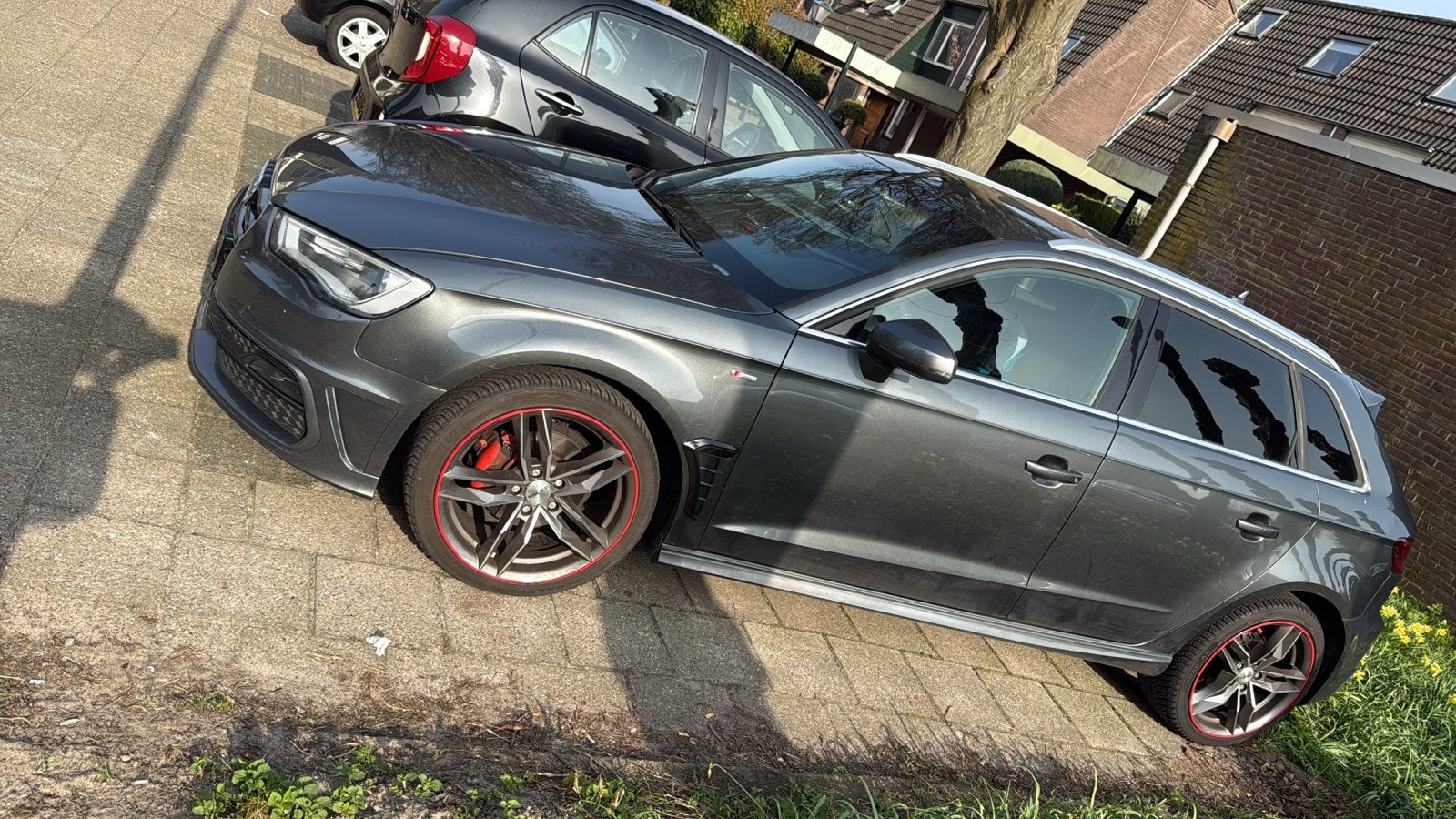 Audi A3 1.4TFSI G-tron 81KW SB S-tro 2014 Grijs, Auto's, 4 cilinders, Leder en Stof, 1395 cc, Grijs