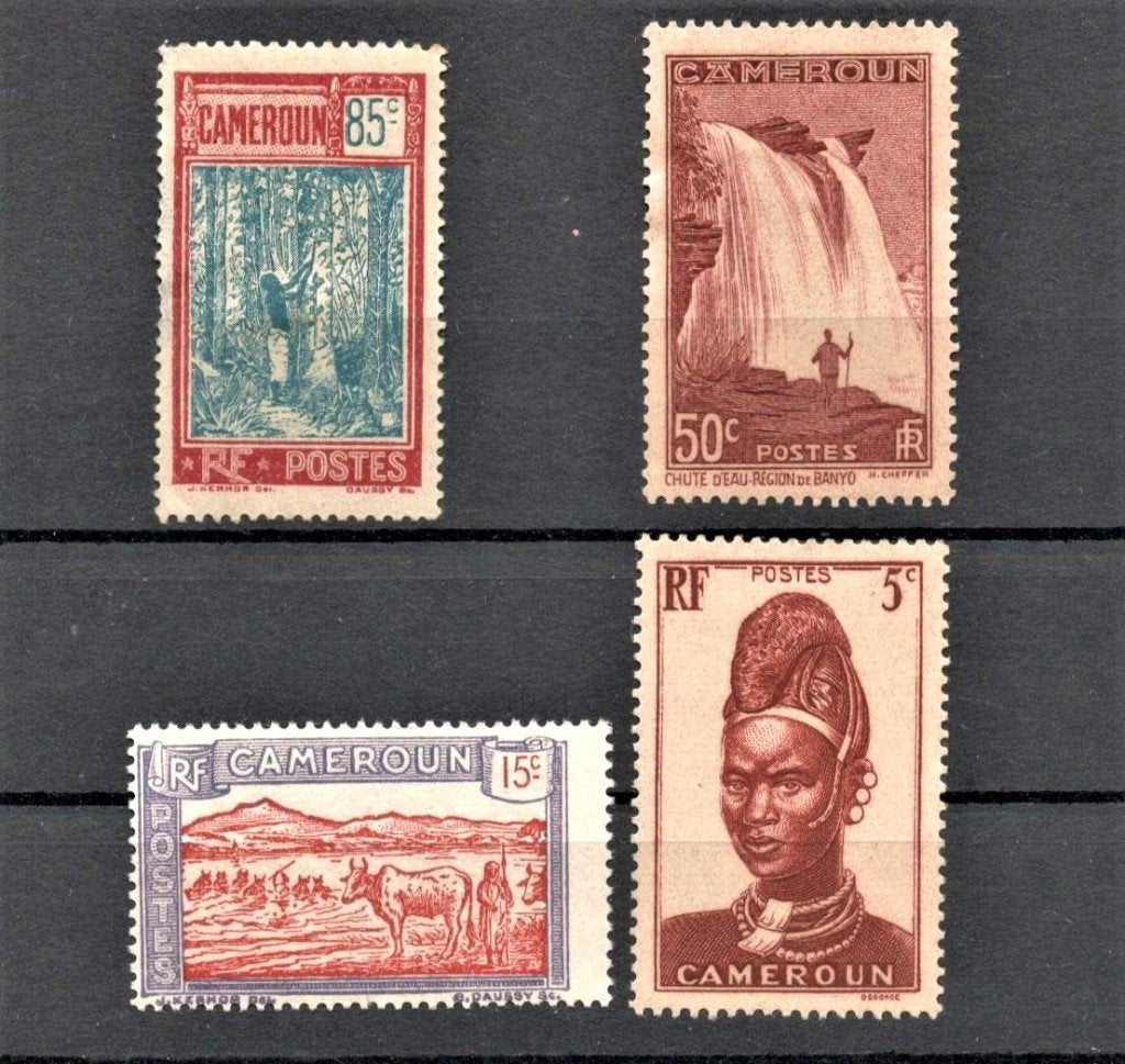 1925 1939 4-wd CAMEROUN-Franse kolonie, Ophalen of Verzenden, Overige landen, Postfris