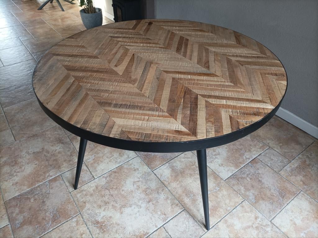 Eettafel Mateo, Ophalen, Rond, Zo goed als nieuw, 75 cm of meer