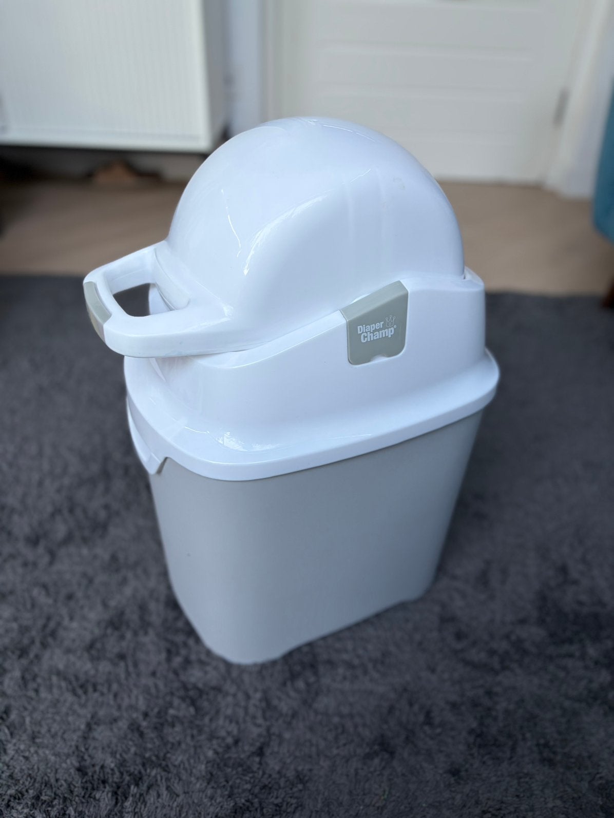 DiaperChamp ONE diaper pail (grey), Ophalen of Verzenden, Zo goed als nieuw, Overige typen