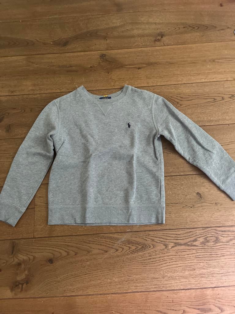 Ralph Lauren Kindertrui Maat 150 (M 10-12) Grijs, Ophalen of Verzenden, Zo goed als nieuw, Jongen of Meisje