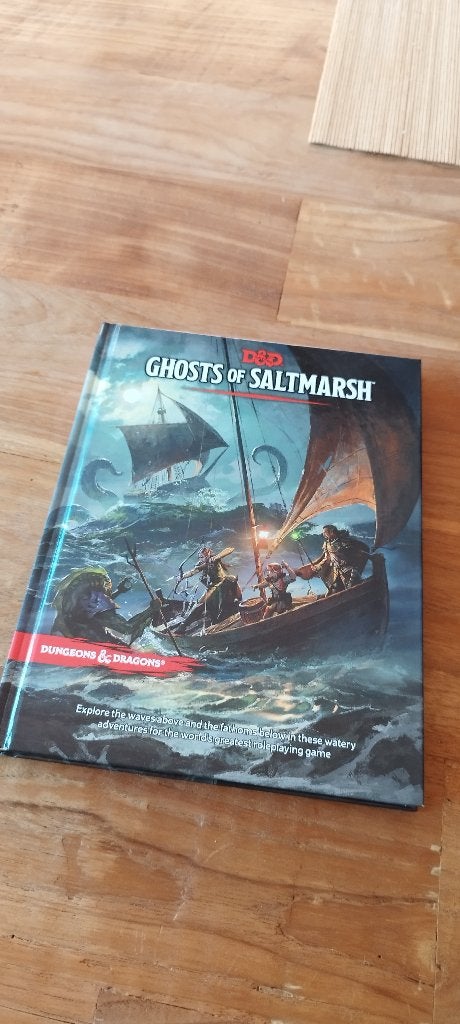 Dungeons and Dragons Ghosts of Saltmarsh. D&D 5e spelboek., Vijf spelers of meer, Ophalen, Nieuw, Wizards of the Coast