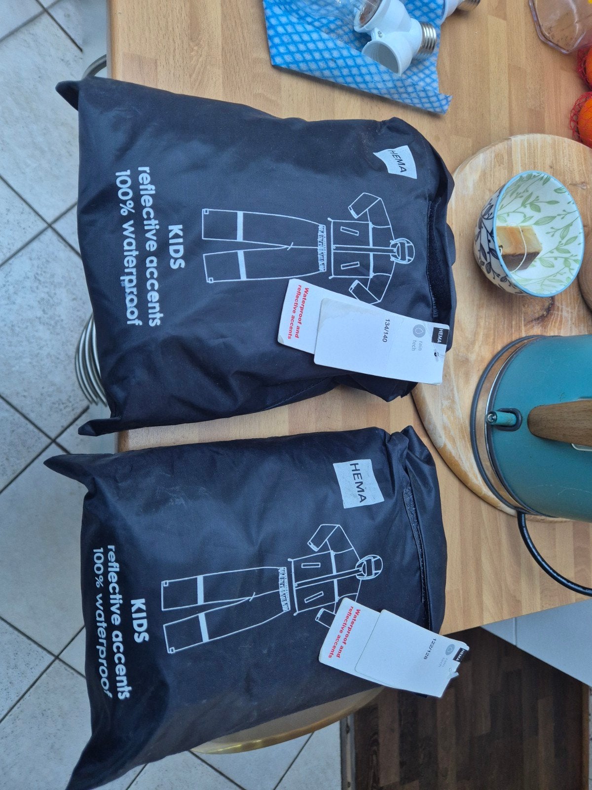 Nieuwe HEMA Kinder Regenpakken - 100% Waterdicht, Ophalen of Verzenden, Nieuw, HEMA, Jongen of Meisje