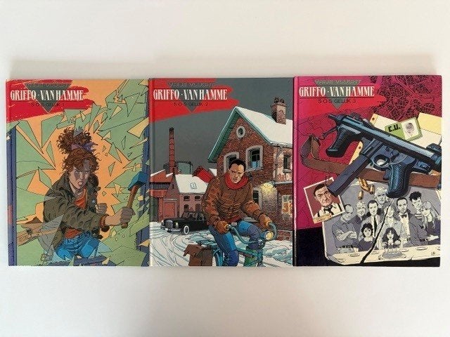 S.O.S. Geluk, HC, complete set 1 t/m 3, Van Hamme/Griffo, Complete serie of reeks, Ophalen of Verzenden, Zo goed als nieuw
