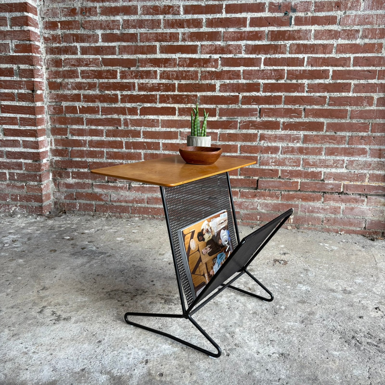 Pastoe bijzettafel, lectuurtafel, Cees Braakman vintage, Huis en Inrichting, Overige materialen, Minder dan 55 cm, Pastoe, Onbekend