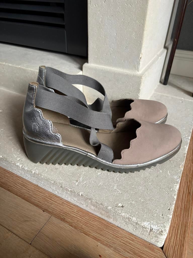 Fly london prachtige splinternieuwe leren ballerina's mt 40, Bruin, Nieuw, Ballerina's, Ophalen of Verzenden