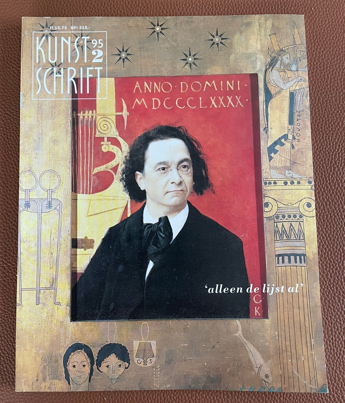 Kunstschrift 1995 nr 2 “alleen de lijst al”, Ophalen of Verzenden