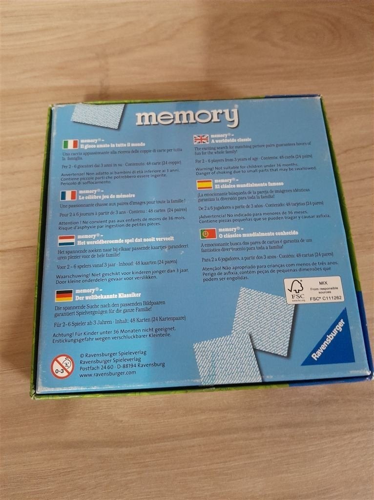 efteling sprookjesboom memory - s4295, Hobby en Vrije tijd, Gezelschapsspellen | Bordspellen, Verzenden, Zo goed als nieuw