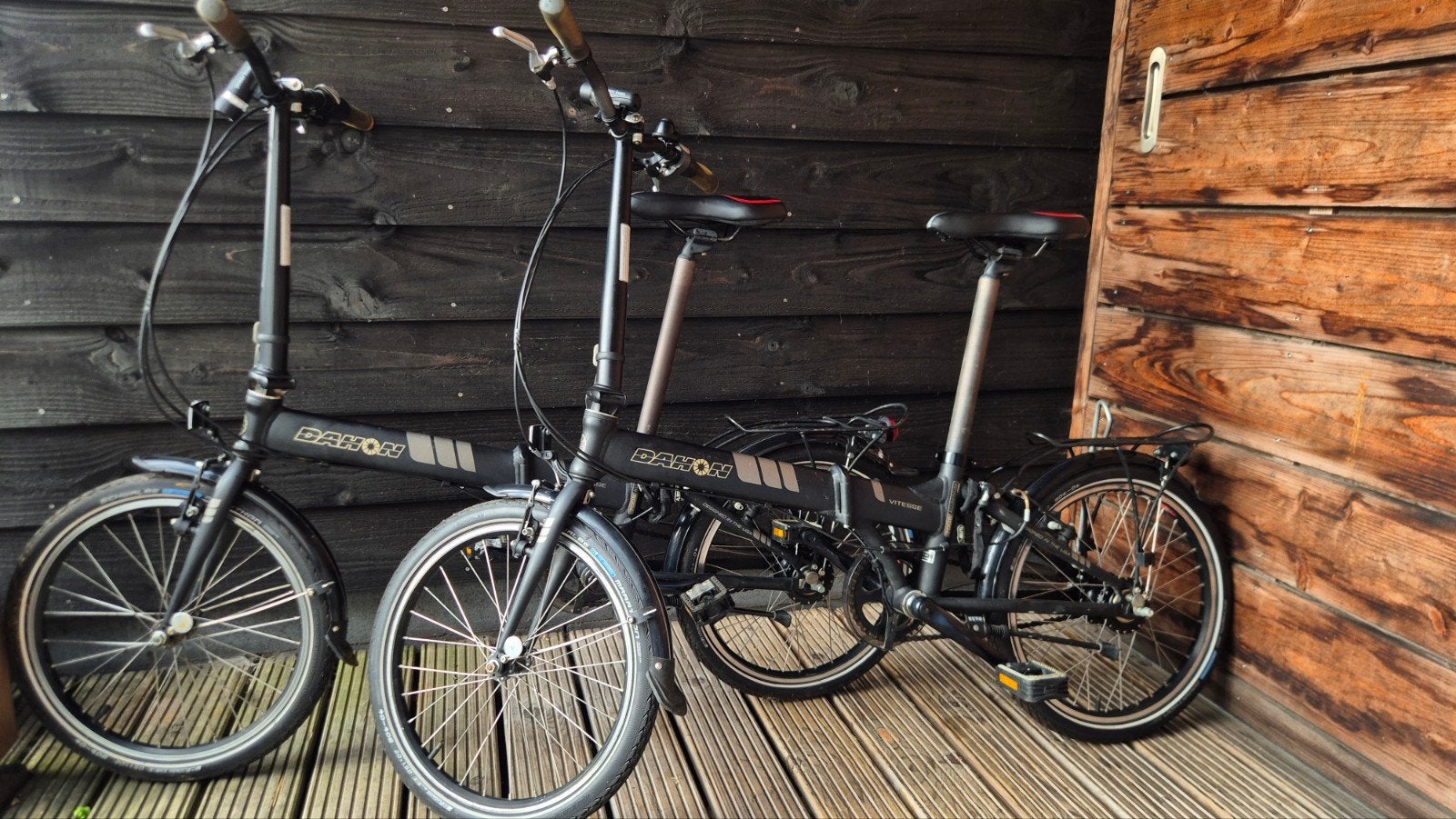 Dahon vouwfietsen - zeer complete set inclusief draagtassen, Ophalen, 20 inch of meer, Velgrem, Versnellingen