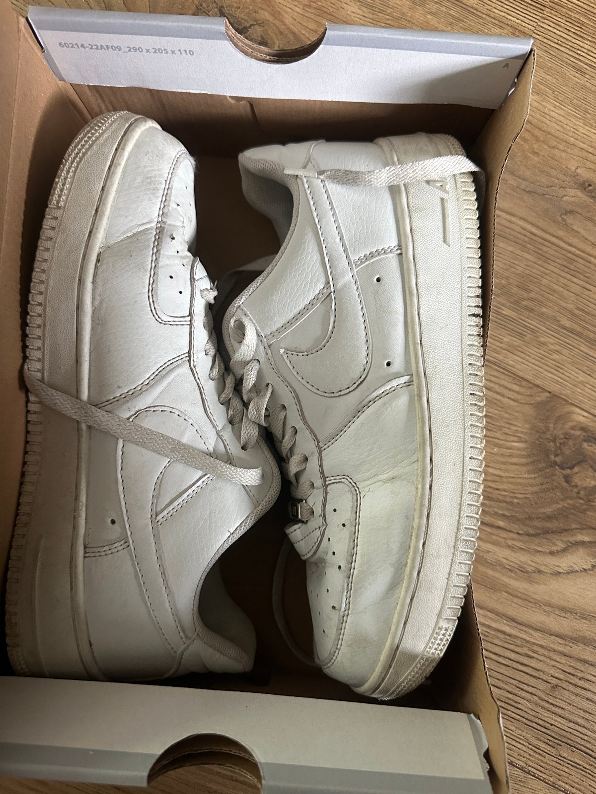 Nike Air Force 1 sneakers - Maat 40, Kleding | Heren, Ophalen of Verzenden, Gedragen, Wit, Sneakers of Gympen