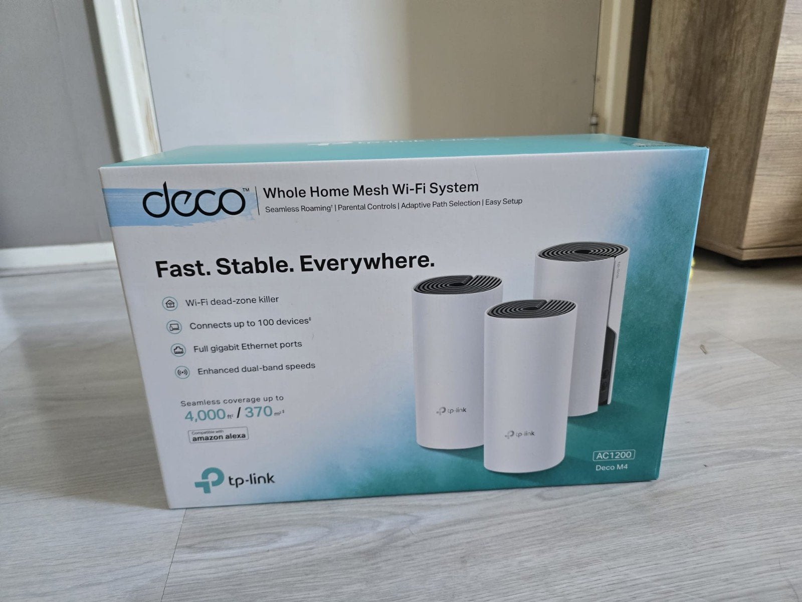 TP-Link Deco M4 AC1200 Whole Home Mesh Wi-Fi Systeem (3-pack, Computers en Software, Verzenden, Nieuw, Router, TP-Link