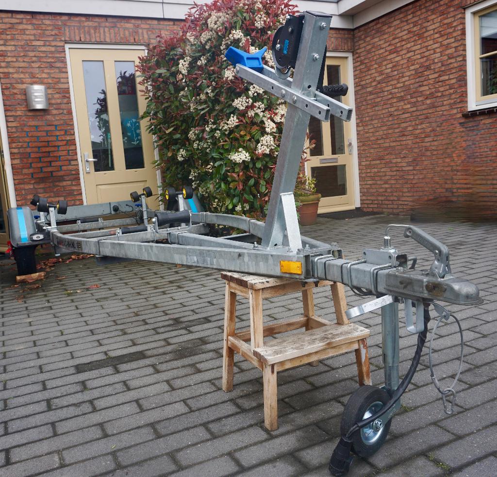 Boottrailer, Watersport en Boten, Ophalen, Minder dan 1500 kg, Sloepentrailer, Kantelbaar