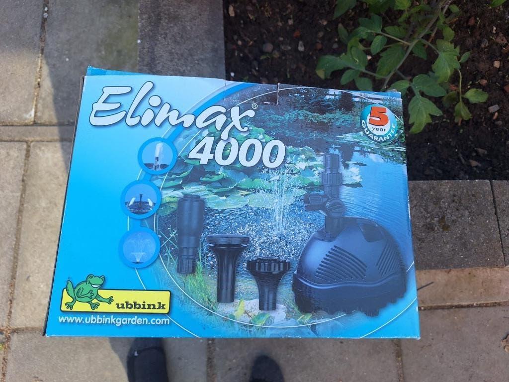 Vijverpomp Elimax 4000 ubbink, Tuin en Terras, Ophalen, Zo goed als nieuw, Vijverpomp