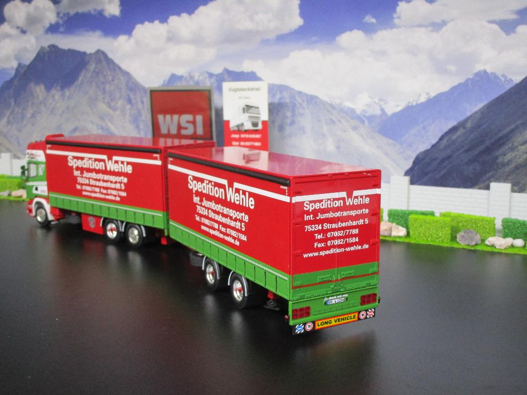 Wsi 01-1282 Spedition Wehle , Scania R6 Topline, Ophalen, Zo goed als nieuw, Bus of Vrachtwagen, Wsi
