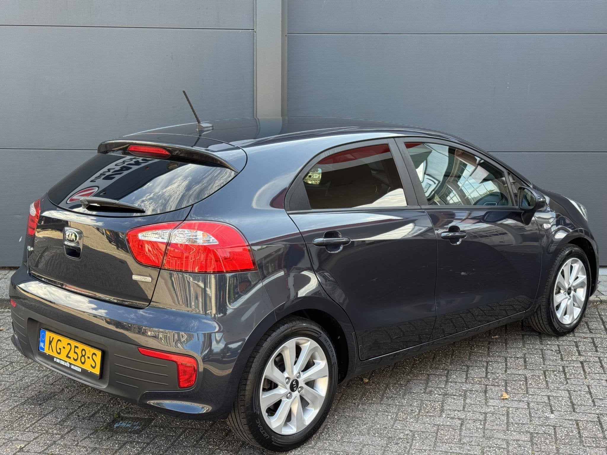 Kia Rio 1.2 CVVT DynamicLine / 1e Eigenaar, Auto's, 1027 kg, Euro 6, 4 cilinders, Blauw