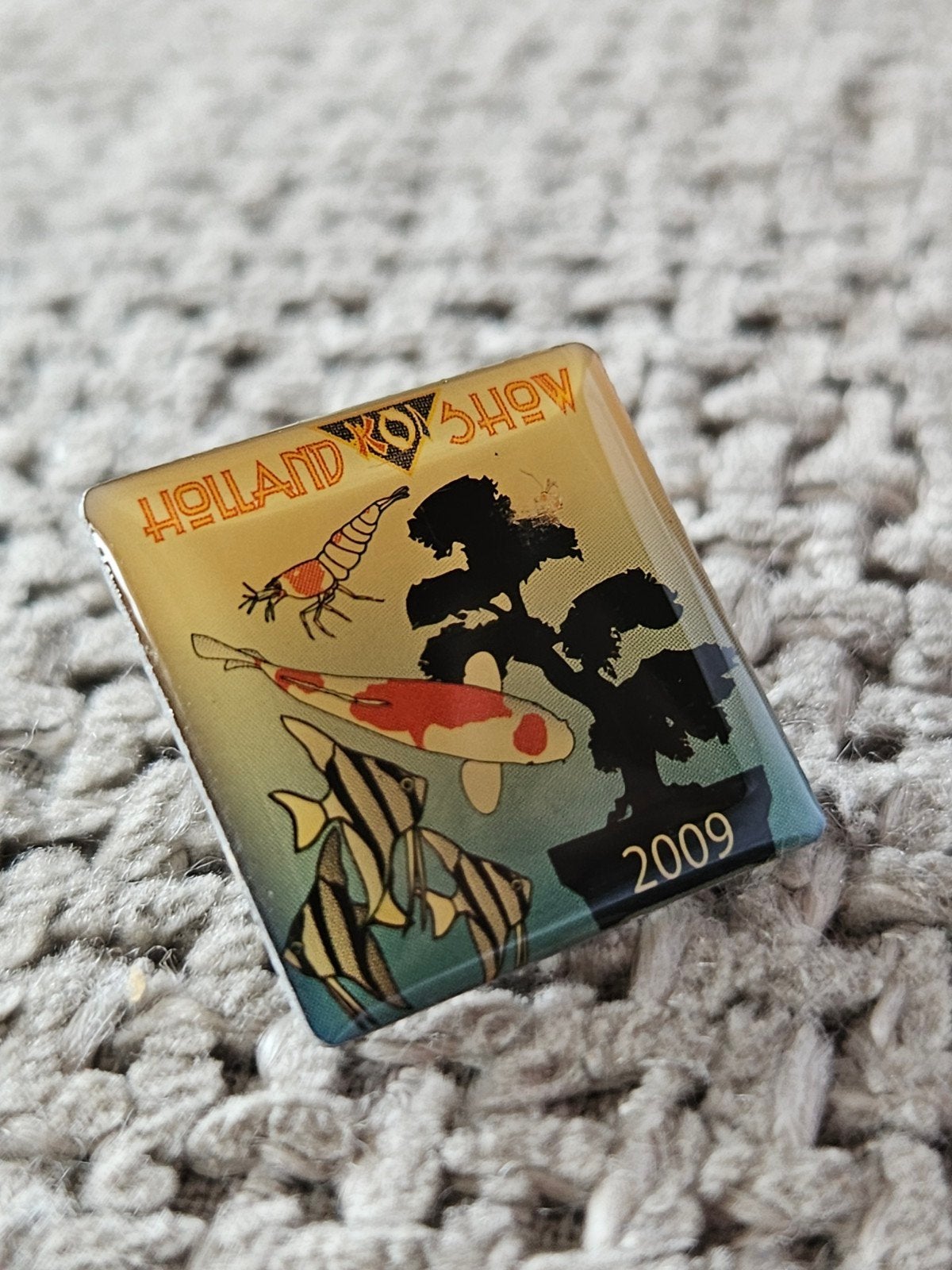 holland koi show 2009 pin, Ophalen of Verzenden