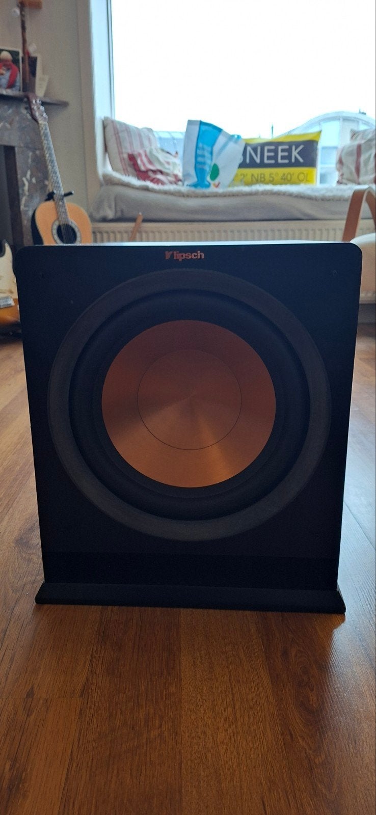 Klipsch R-112SW Subwoofer - Krachtige Baservaring, Audio, Tv en Foto, Gebruikt, Subwoofer, Geschikt voor surround/home cinema