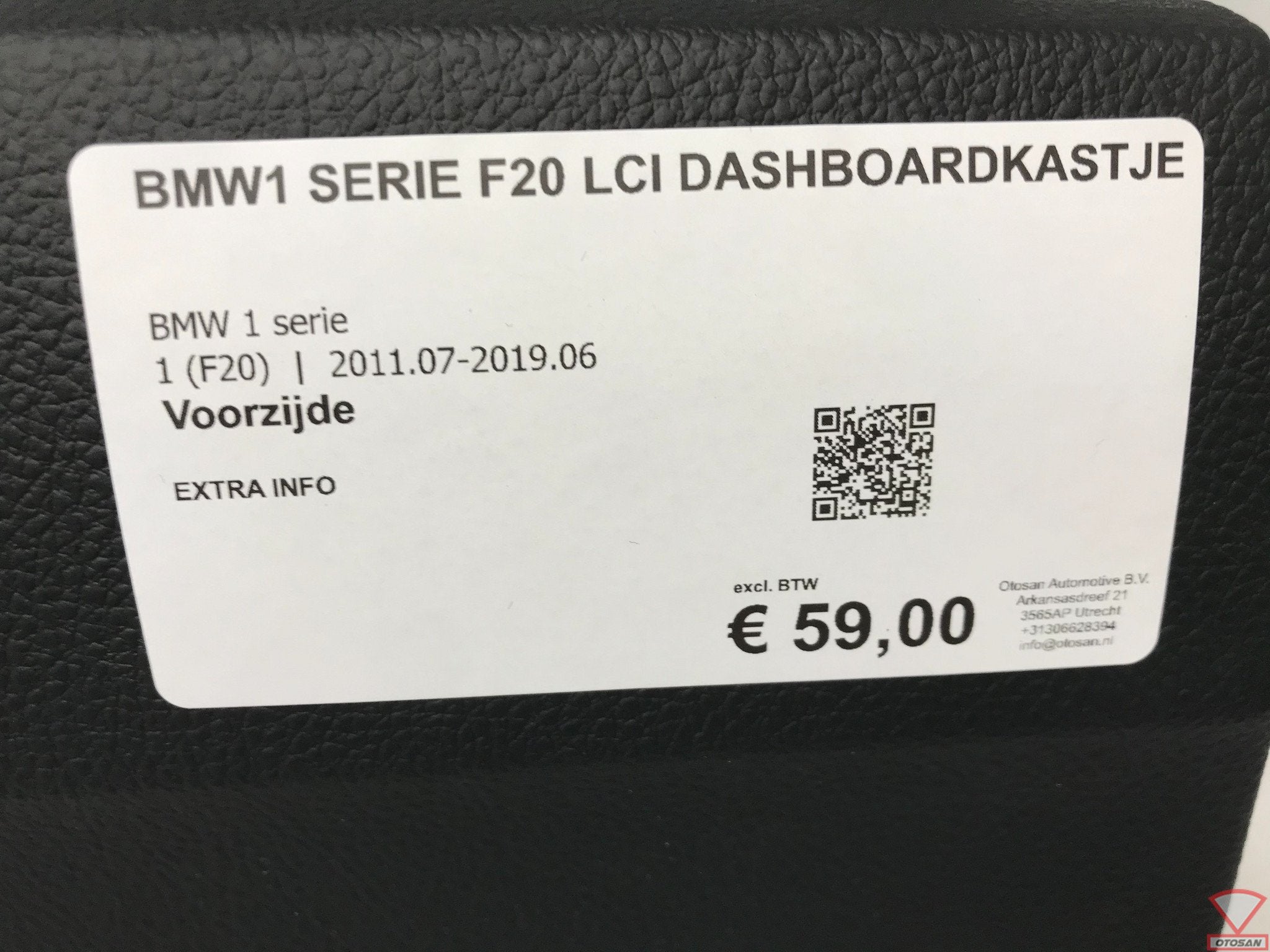 BMW1 Serie F20 LCI Dashboardkastje Handschoenenkastje, Info@fabrikant.eu, Fabrikantstraat 1
1000 AA  Amsterdam, NL, Ophalen of Verzenden