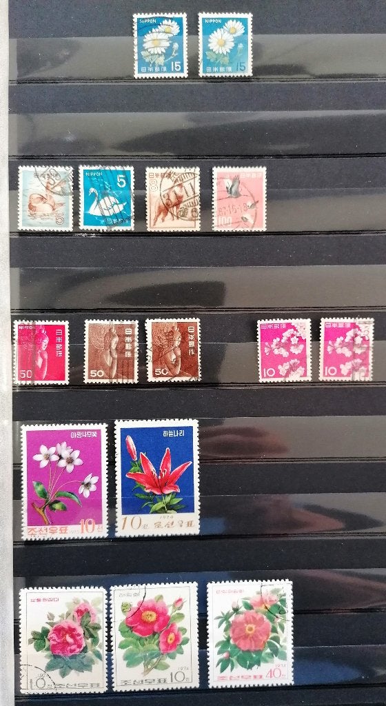 Postzegels Japan, China, Taiwan en Hong Kong (gestempeld)., Verzenden, Gestempeld, Oost-Azië