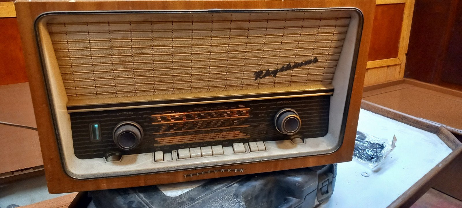 Oude Telefunken radio - werkt nog!, Ophalen of Verzenden, Gebruikt, Radio