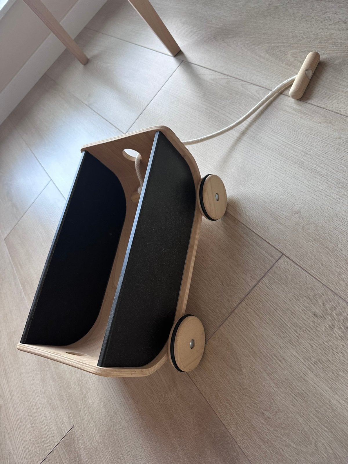 Houten trekwagen Plantoys, Kinderen en Baby's, Speelgoed | Houten speelgoed, Ophalen, Gebruikt
