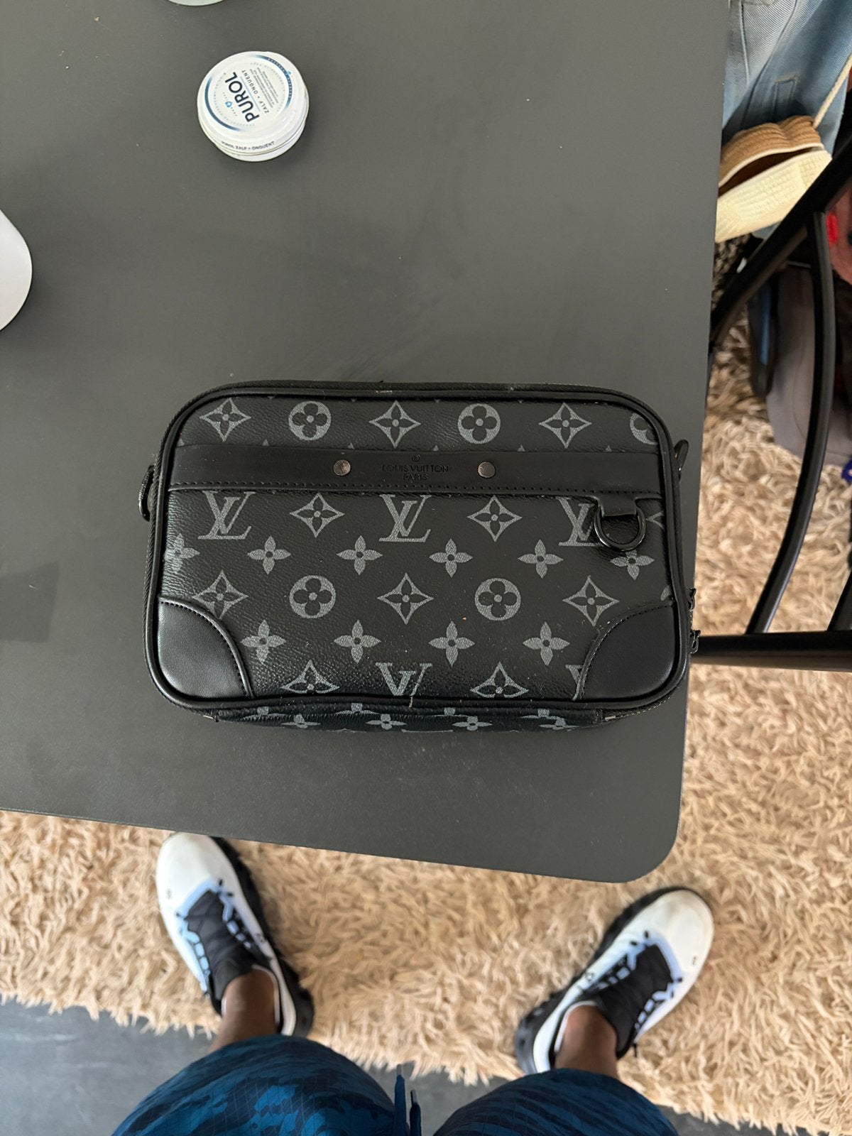 louis vuitton toilet tas, Ophalen, Gebruikt, Zwart, Heer